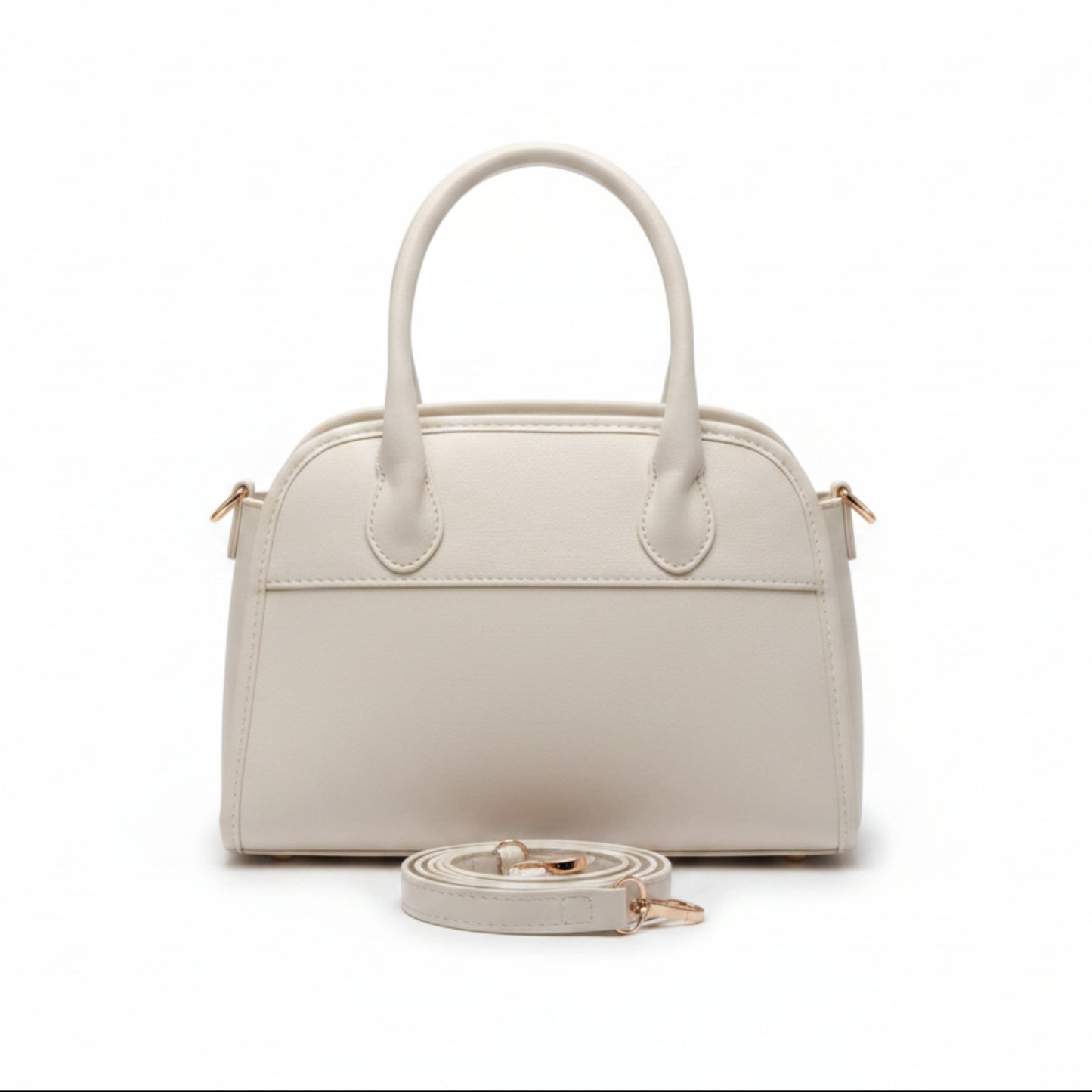 BORSA CHIC RIGIDA DONNA A MANO E TRACOLLA - ELEGANTE CON TRACOLLA REMOVIBILE