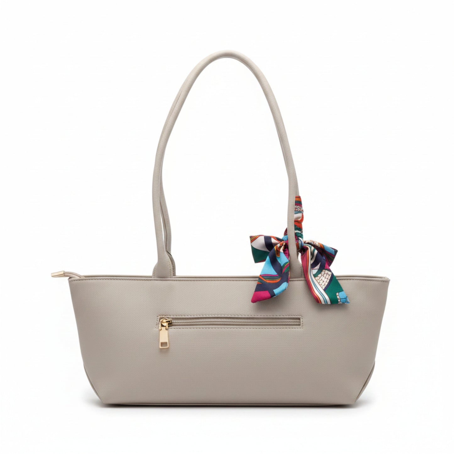 BORSA BAGUETTE CHIC CON FOULARD INTRECCIATO - ELEGANTE E TRENDY