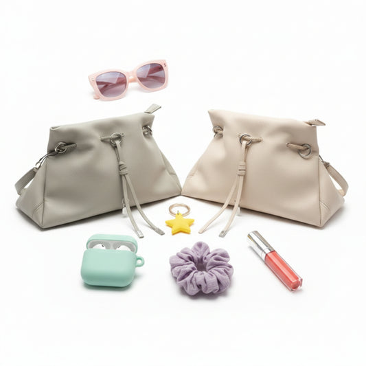 BORSA MORBIDA CHIC CON TRACOLLA REMOVIBILE - CHIUSURA ZIP