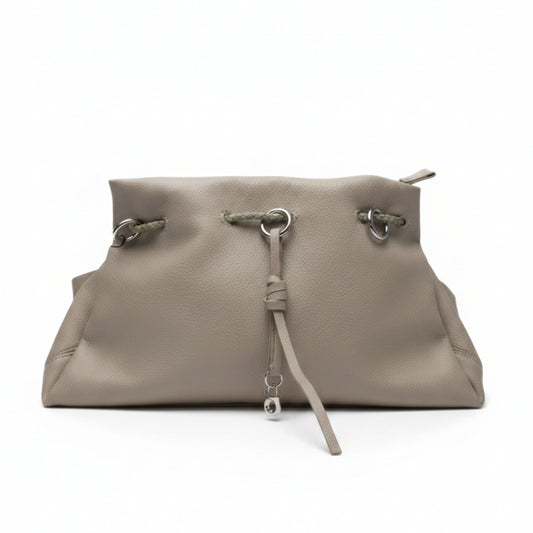 BORSA MORBIDA CHIC CON TRACOLLA REMOVIBILE - CHIUSURA ZIP