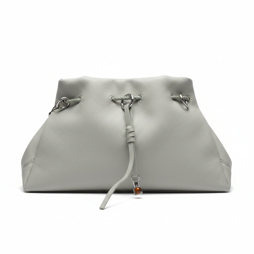 BORSA MORBIDA CHIC CON TRACOLLA REMOVIBILE - CHIUSURA ZIP