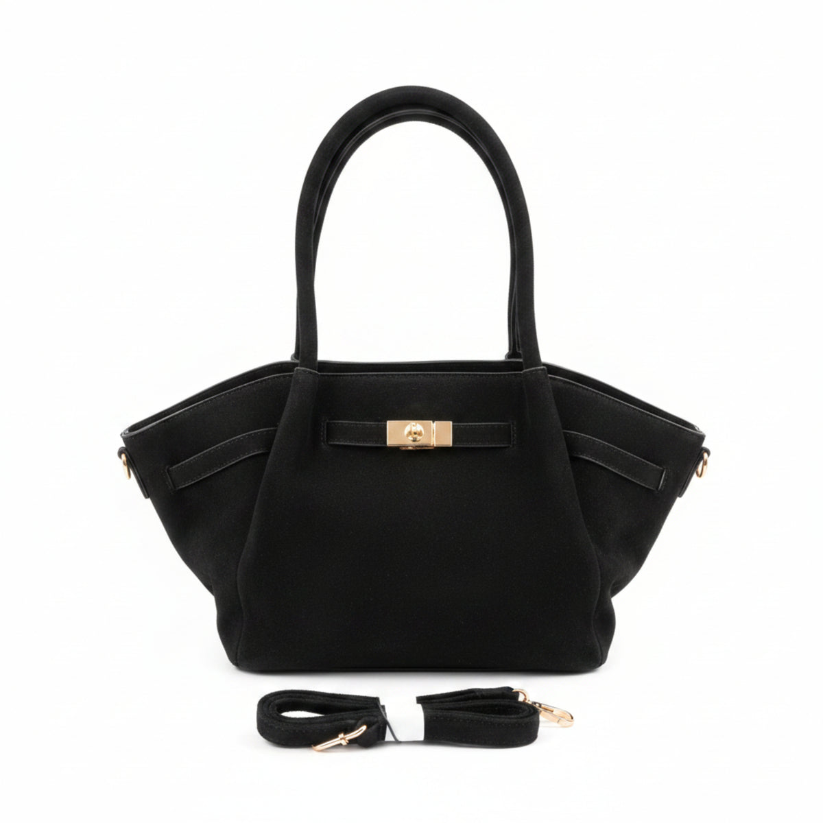 BORSA FIORE EFFETTO SCAMOSCIATO - CHIC E DI TENDENZA