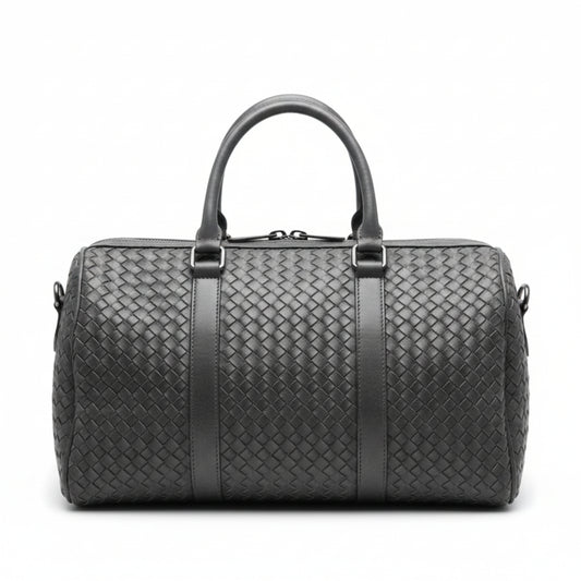 BORSA DA VIAGGIO A BAULETTO - INTRECCIATA E SUPER CHIC