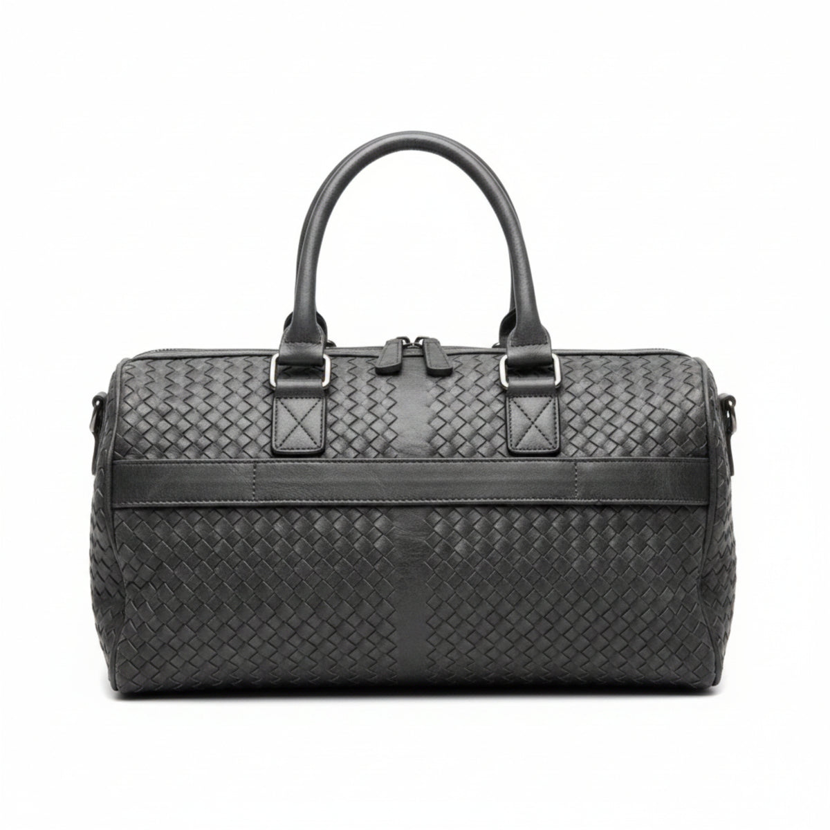 BORSA DA VIAGGIO A BAULETTO - INTRECCIATA E SUPER CHIC