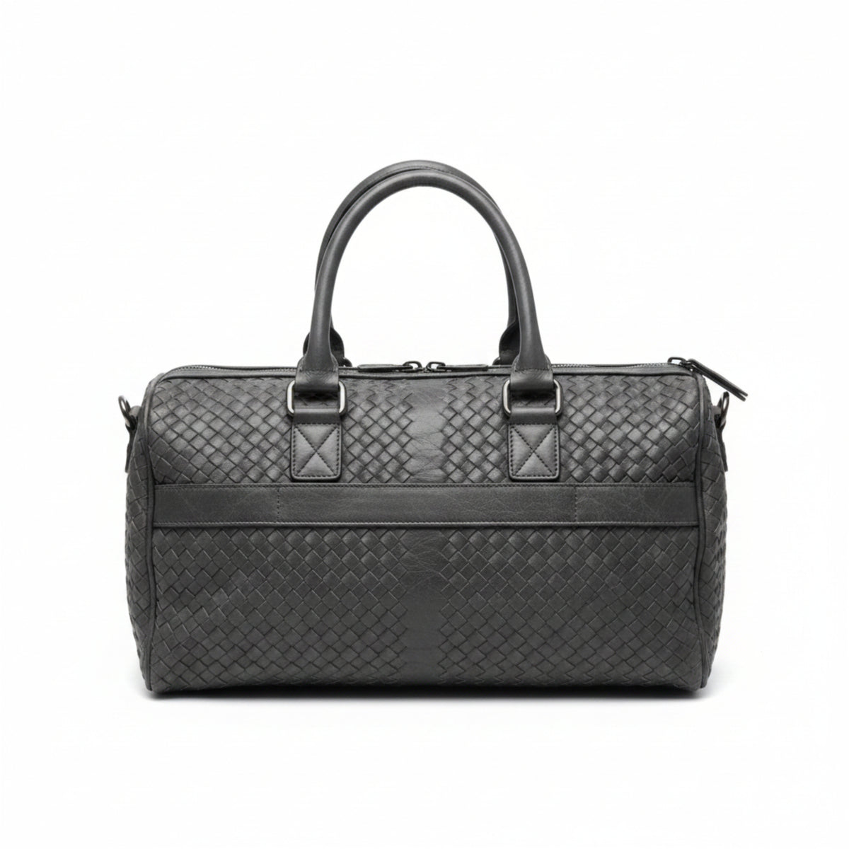 BORSA DA VIAGGIO A BAULETTO - INTRECCIATA E SUPER CHIC