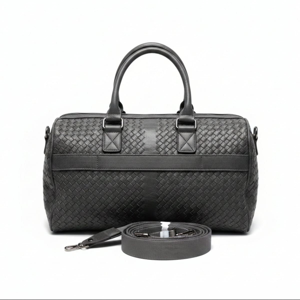BORSA DA VIAGGIO A BAULETTO - INTRECCIATA E SUPER CHIC