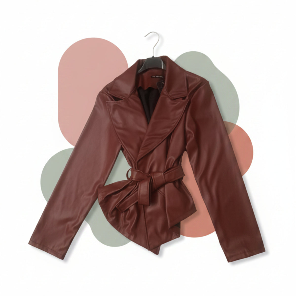 TRENCH FASHION EFFETTO PELLE