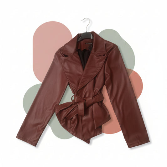 TRENCH FASHION EFFETTO PELLE