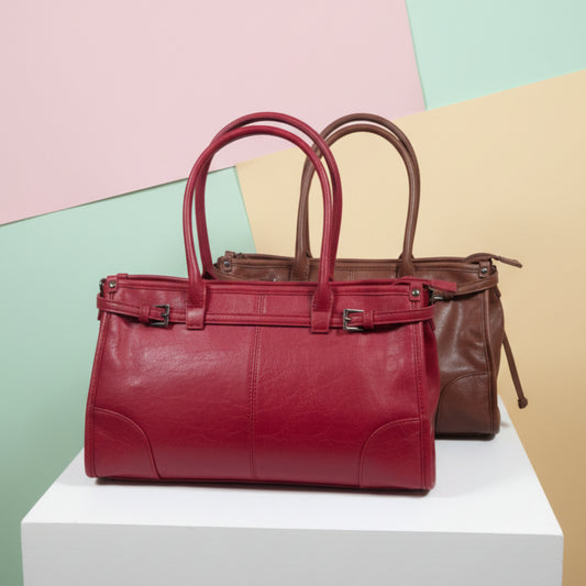 BORSA CHIC EFFETTO PELLE - ELEGANTE E DI TENDENZA